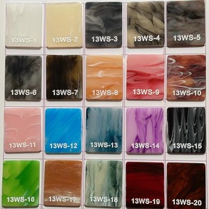 แผ่นอะคริลิกรูปทรงเมฆน้ำ 13ws แผ่นพื้นผิวมีเท็กซ์เจอร์ ทนทานต่อการสึกหรอ แผ่นอะคริลิคแบบกำหนดเองได้ - Product Image 4