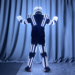 Bar Leuchtende Kleidung Kreative Weißlicht Kleidung <span class=keywords><strong>Disco</strong></span> Tanzen Atmosphäre Requisiten Nachtclub Ktv Wein Kleidung - Product Image 5