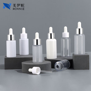 Minnie 60ml Transparent Pet <b>Dropper</b> <b>Bottle</b> With Refill Feature For Essential Oil And Skincare Packaging - Product Image 1