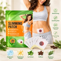 Patchs Amincissants Brûle-Graisse Quotidien pour le Corps, Patch Herbal Nourrissant pour la Peau, Raffermissant et Améliorant l'Élasticité, Autocollant Ventral Respirant pour Femme