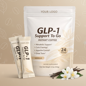 Suplemento Dietético en Polvo <span class=keywords><strong>de</strong></span> <span class=keywords><strong>Café</strong></span> Instantáneo GLP-1 <span class=keywords><strong>de</strong></span> Marca Privada para el Control del Apetito y el Equilibrio Intestinal, Certificado por GMP - Product Image 1