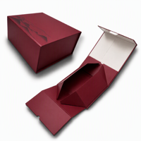 Caja de Regalo Plegable Biodegradable al por Mayor, Caja de Embalaje para Velas Personalizada con MOQ Bajo, Estampado en Lámina Dorada