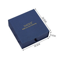 Emballage de boîte à petit tiroir en papier rigide avec logo et taille personnalisés Boîte cadeau coulissante à manchon coulissant pour parfum et boîte à bijoux