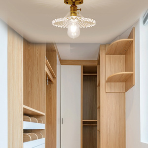 Lumière de couloir nordique, balcon, <span class=keywords><strong>baie</strong></span> vitrée, entrée moderne et simple en verre japonais, salle de rangement, petite - Product Image 4