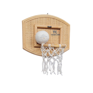 Venta al por mayor hecho a mano pequeño ratán aro de baloncesto ratán niños habitación juguetes niños muebles niños Juego Decoración - Product Image 5