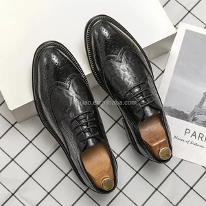 Chaussures décontractées pour hommes Chaussures pour hommes au design classique Chaussures pour hommes à lacets et à bout pointu Chaussures habillées durables de grande <span class=keywords><strong>classe</strong></span> Oxford pour hommes - Product Image 2