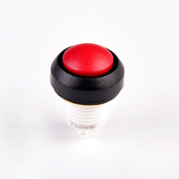 Interrupteur à bouton momentané étanche IP67 12 mm à borne de soudure TOOWEI sans voyant
