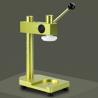 Machine de bouchage et de scellage semi-automatique à commande manuelle pour bouteilles de thé au lait avec couvercle à pression facile à ouvrir et levier de pression pour canettes