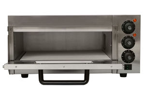 Four à <span class=keywords><strong>pizza</strong></span> électrique commercial automatique à un seul niveau 220V 2kW avec chaleur supérieure/inférieure indépendante, pierre en cordiérite, éclairage LED, OEM - Product Image 6