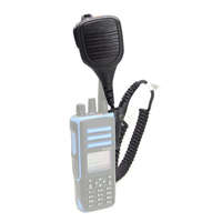 Microphone portable sans fil PMMN4067 IP64 IMPRES ATEX RSM avec protection anti-vent pour talkie-walkie DP4401 Ex MTP8500Ex MTP8550Ex