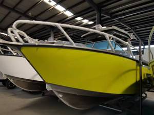 Bateaux de pêche en aluminium de loisirs familiaux à <span class=keywords><strong>cabine</strong></span> centrale de 7.5m 25ft à vendre - Product Image 5
