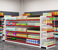 Étagère légère/lourde en acier d'affichage de rayonnage de magasin de détail de Offre Spéciale pour les étagères de gondole de magasin de commodité de pharmacie de supermarché