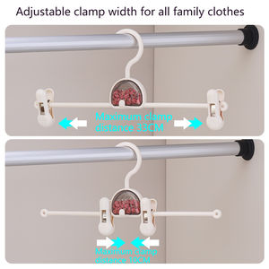 Meilleure vente durable à un niveau anti-dérapant en plastique aromathérapie vêtements organisateur cintre <span class=keywords><strong>Invisible</strong></span> cadre suspendu pour la maison - Product Image 6