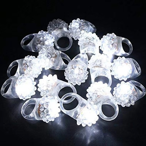 Anillo Led que ilumina los favores de la fiesta que brillan en la oscuridad, suministros para fiestas, gafas de sol de neón, LED anillos, pulseras, decoración de boda - Product Image 1