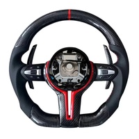 Volant sport en fibre de carbone pour BMW Série 3, 4, 5, X5 (F30, F10, F15, F16, F06, F32, F26, F25, E46, E36, E, F Series)