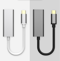 Adaptateur Ethernet USB-C vers RJ45 Gigabit Lan pour MacBook Pro Samsung Galaxy S9/S8/Note 9 Carte réseau de type C USB Ethernet
