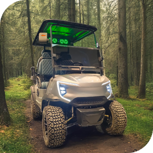 72V Hot-vente personnalisable 4 sièges 4x4 chassent les chariots électriques de voiture de golf - Product Image 1