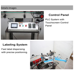 HZPK TRLM-120A Table Top Automatic Cosmetic Water Drink Honey Glass Plastic Round Jar Bottle Sticker Roll Label Labeling <b>Machine</b> - Product Image 2