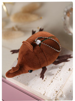 Pendentif en peluche Scarabée Licorne de simulation, Poupée insecte de dessin animé, Porte-clés, Breloque de sac à dos, Petit cadeau amusant, Coton PP de haute qualité