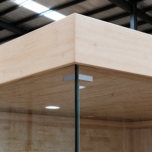 Sauna traditionnel professionnel à vapeur pour 3 personnes, en bois <span class=keywords><strong>de</strong></span> pruche, <span class=keywords><strong>avec</strong></span> poêle finlandais et chauffage à pierres, pour <span class=keywords><strong>spa</strong></span> intérieur sec - Product Image 3
