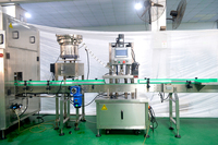 Vin liqueur esprit vodka brandy gin whisky remplissage automatique scellage étiqueteuse ligne de production