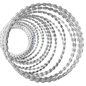 Mạ kẽm thép gai an ninh hàng rào dây thép concertina dao cạo dây Thông số kỹ thuật cuộn dây - Product Image 3