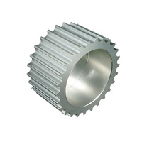 Poulies de distribution en aluminium OEM personnalisables à 32 dents, pas de 8 mm, pour machines d'automatisation robotique