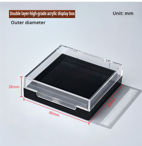 Boîte d'emballage d'ongles par pression personnalisés Boîtes d'ongles vides en plastique à deux couches pour presser les boîtes <span class=keywords><strong>de</strong></span> <span class=keywords><strong>faux</strong></span> ongles - Product Image 5