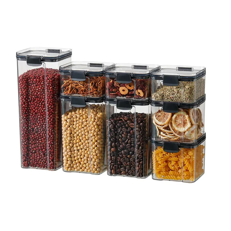 Conteneurs alimentaires empilables hermétiques de qualité supérieure sans BPA boîtes de rangement des aliments bacs de stockage des aliments