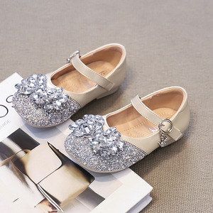 Nuovo Design strass per bambine <span class=keywords><strong>scarpe</strong></span> da principessa traspiranti in Sole morbido per bambini strass da festa <span class=keywords><strong>scarpe</strong></span> eleganti per ragazze - Product Image 3