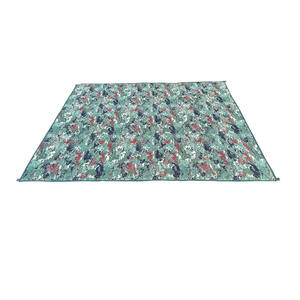 เสื่อปิกนิกกลางแจ้งแบบพกพา รูปทรงสี่เหลี่ยมผืนผ้า ผ้าอ็อกซ์ฟอร์ด กันความชื้น สำหรับตั้งแคมป์หรือปูสนามหญ้า สีท้องฟ้าเต็มดาว น้ำหนัก 0.5 กก. - Product Image 1