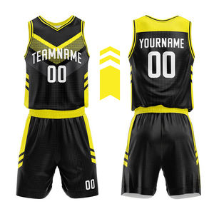 Оптовая продажа, мужская спортивная одежда из полиэстера, баскетбольная майка на заказ, дешевая тренировочная баскетбольная майка - Product Image 1