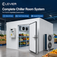 Chambre Froide avec Panneaux Isolants en PU de 100 mm, Système de Réfrigération Complet pour la Conservation des Fruits et Légumes Frais