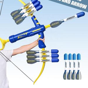 Outdoor Toy Foam Bow Arrow Archery Set Shoots Over 120 <span class=keywords><strong>Feet</strong></span> Foam Darts Alvos Bow and Arrow Set for Kids - Product Image 2
