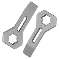 Outil multifonction portable en alliage de titane EDC, mini-outil porte-clés, clé hexagonale, tournevis, levier, ODM, extérieur