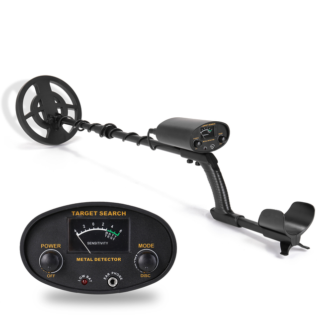 GT6100 Portable Underground Metal Detector High Sensitivity Jewelry Gold Treasure Metal Finder With All Metal Mode
