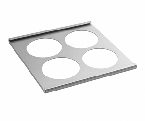 Commercial Kitchen Furniture 4 Hole <b>Squeeze</b> <b>Bottle</b> Holder for 1/6 Size Pan Restaurant Kitchen Counter Restaurant Condiment - Product Image 2