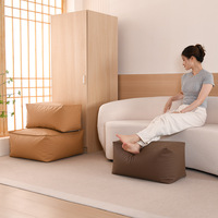 Amity Usine Vente en gros Maison moderne Canapé paresseux EPP Remplissage Polyester Coussin solide Siège imperméable Pouf d'extérieur Canapés pouf