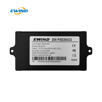 Inyector PoE Gigabit de 4 Puertos 802.3af 12V-57V DC, Adaptador de Alimentación PoE Industrial para Cámara IP