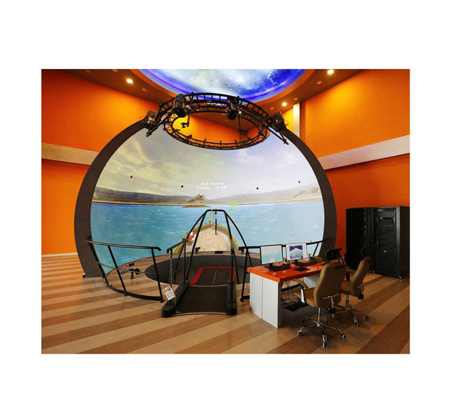 SMAX SMD05 3m Diameter 50M View Area 360 Degree Immersive Dome Projection Screen Theater with 1:1 Format and 20sqm Coverage