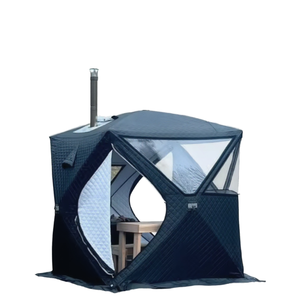 <span class=keywords><strong>Tente</strong></span> de sauna de camping en plein air, <span class=keywords><strong>tente</strong></span> de pêche sur glace portable, <span class=keywords><strong>tente</strong></span> de randonnée carrée, <span class=keywords><strong>tente</strong></span> de camping isolée, <span class=keywords><strong>tente</strong></span> de pêche sur glace d'hiver - Product Image 2
