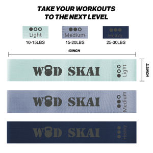 Logo personalizzato cerchio dell'anca resistenza <span class=keywords><strong>Booty</strong></span> Trainer aerei bande di allenamento Fitness per l'allenamento della forza - Product Image 2