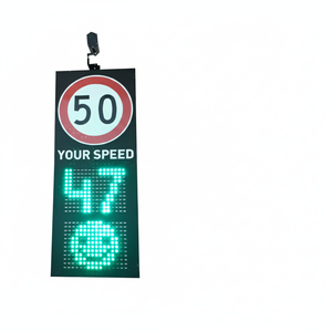 Sistema de Advertencia de Velocidad Eléctrico para Ciudad de 140 x 55 cm con Radar y Alerta de Tráfico - Product Image 2
