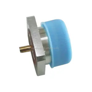 7/16 DIN hembra Jack 4 agujeros brida cubierta copa de soldadura adaptador RF convertidor de conector de Cable Coaxial para amplificador de señal móvil