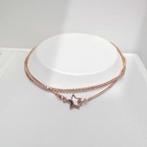 wholesale plata 925 silver Rhodium Plated Pearl Chain bracelet summer Geometric vintage zircon layered <b>charm</b> bracelets for girls - Product Image 5