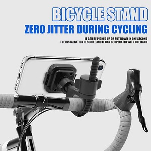 Support de téléphone pour moto, noir, compact, magnétique, à dégagement rapide, pour vélos de route et support de moto - Product Image 4