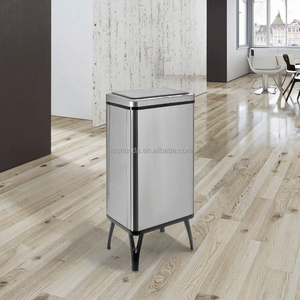 50L Electronic Stainless Steel Trash <b>Bin</b> with Sensor Lid New Foldable Design for Indoor Use Home Office Kitchen Bathroom <b>Bedroom</b> - Product Image 6