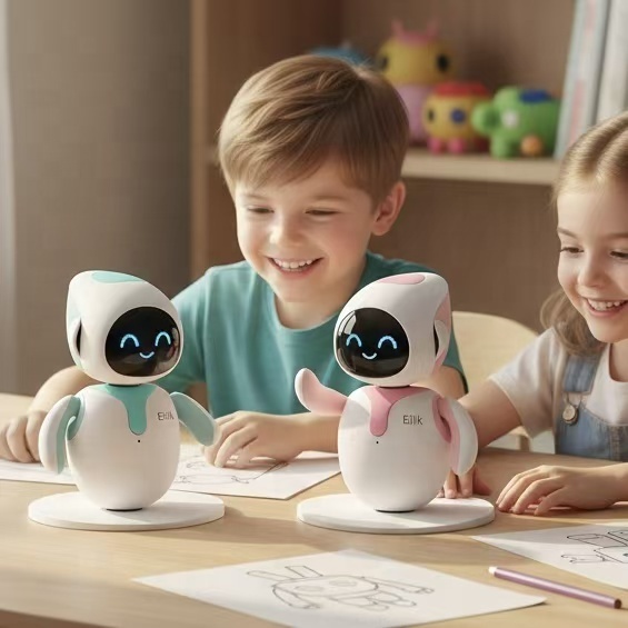 Eilik Smart Robot Companion - Emotionally Intelligent Desk Pet, Social Interaction & Tech Gift for Children and Geeks