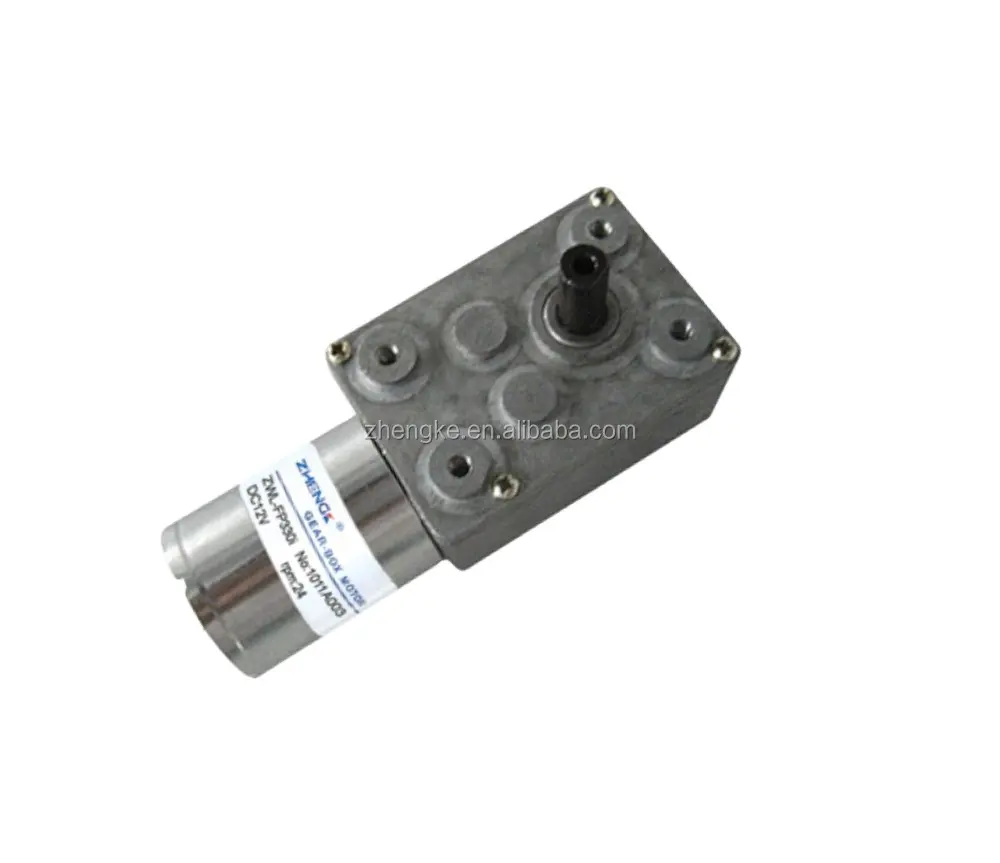 Motor de engranaje de gusano, 168RPM, 12v, CC, con caja de cambios ZWL