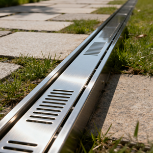 قنوات تصريف مخصصة حديثة من الفولاذ المقاوم للصدأ للممرات الخارجية وأنظمة تصريف الحدائق - Product Image 3